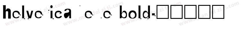 helvericaNeue bold字体转换